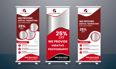 Photography  Roll Up Banner and Signage Design