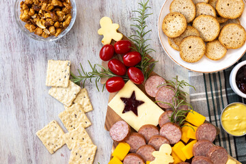 Christmas Holiday Party Food Tray Charcuterie Board