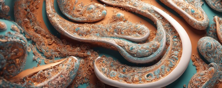 a close up of a wall with a pattern