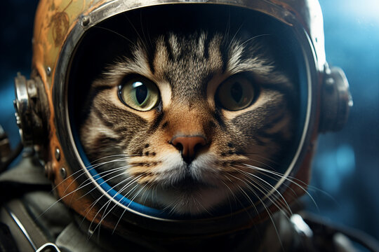 Created with generative ai tools astronaut portrait exploring deep space discover new planet