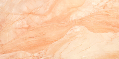 A close up view of a marble surface. Monochrome peach fuzz background.