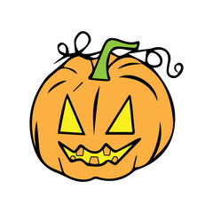 Transparent Halloween vector Pumpkin 