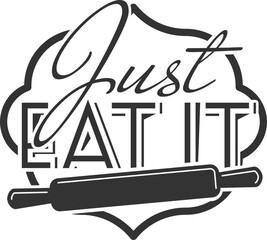 I Just Eat It - Cutting Board Illustration