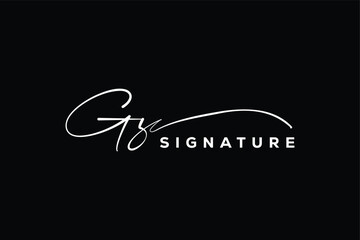 GZ initials Handwriting signature logo. GZ Hand drawn Calligraphy lettering Vector. GZ letter real estate, beauty, photography letter logo design.