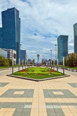Image of the Kazakh capital Astana in summer from 2015