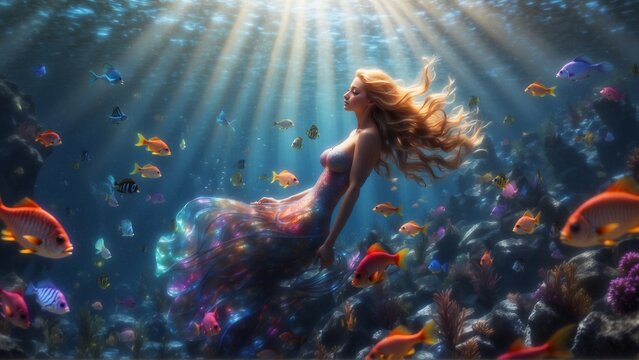 girl in the water