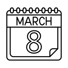 March Icon Design