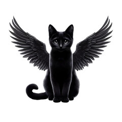 black winged cat