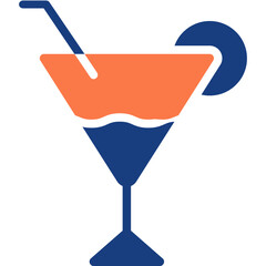 cocktail glass vector design .svg
