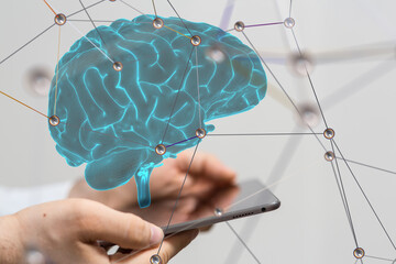  Ui icon medical in hospital with medical technology network concept