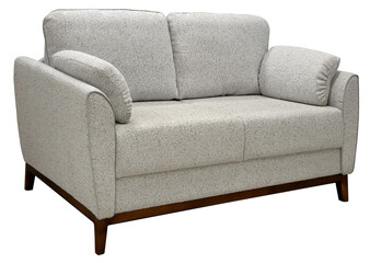 Sofa isolated on white background. Including clipping path