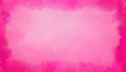 pink background with hot pink grunge texture on borders in old vintage style and soft pastel color...