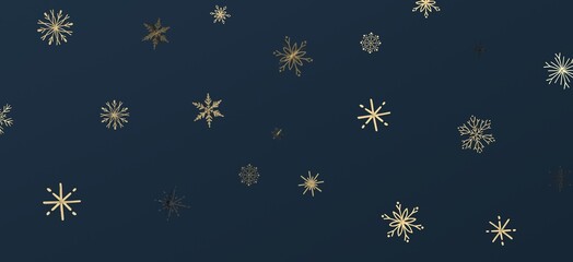 colorful Stars - modern 3d abstract