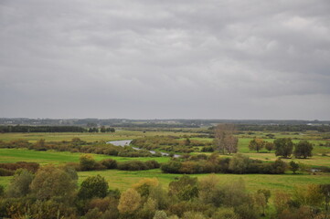 Zakręt rzeczny, meander, Biebrza. © Blaszko