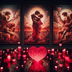 Various AI Images of Valentine's Day Celebrations 