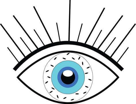 Evil Eye Clipart svg, Evil Eye SVG , Boho eyes SVG PNG clipart, Witchy Devil Eye mystical symbol Svg, Doodle Eye Celestial Eye 