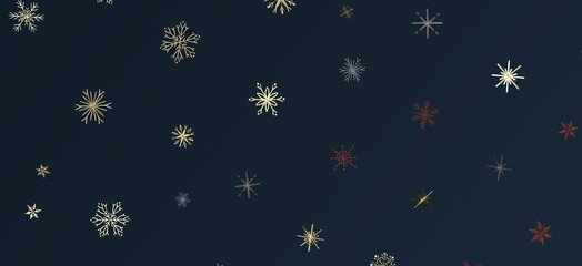 Colorful Rainfall: Lose Yourself in a Mesmerizing 3D Stars Downpour