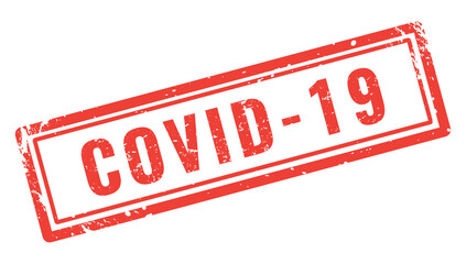 covid 19 rubber stamp