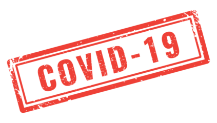 covid 19 rubber stamp