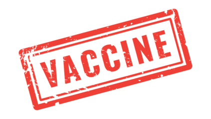 vaccine rubber stamp