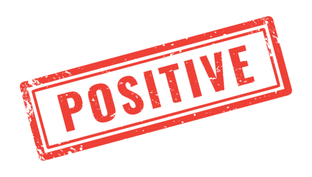 positive rubber stamp