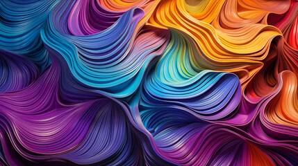 abstract colorful background with waves