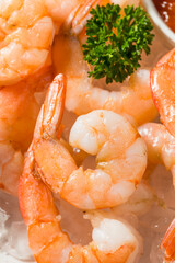 Cooked Organic Shrimp Cocktail