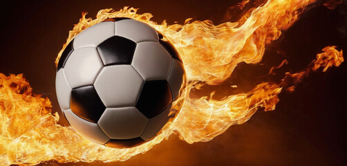 Fire soccer ball