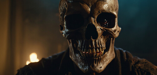 Zombie. Creep and fear. Horror
