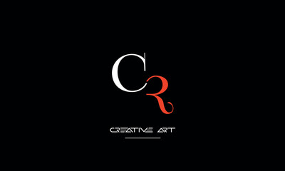 CR, RC, C, R abstract letters logo monogram