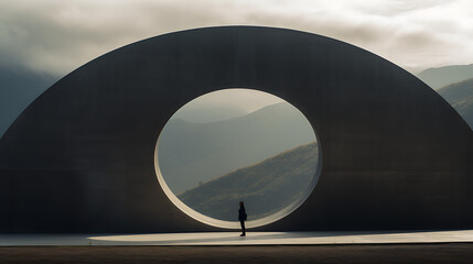 a building with a circular shape