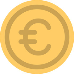 Obraz premium Crypto gold coin icon. Vector 