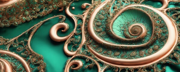 a computer generated fram of a spiral like pattern