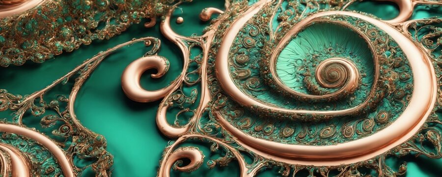 a computer generated fram of a spiral like pattern