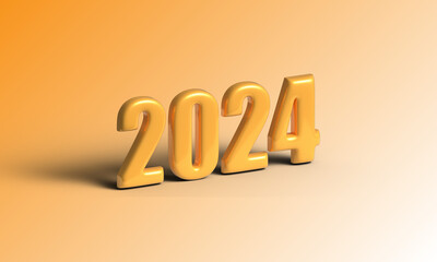 NEW YEAR 2024 ILLUSTRATION BACKGROUND DESIGN