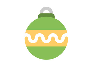 Christmas decoration light icon. vector illustration.