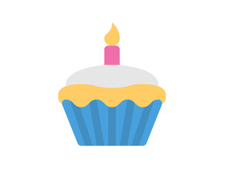 Cup Cake icon vector illustration