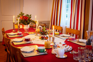 Adventskaffee, Tafel