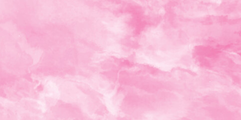 soft and cloudy lovely and beautiful bright and shiny pink texture, multicolor watercolor paper textured illustration with splashes, Creative paint gradients, splashes and stains for presentation.