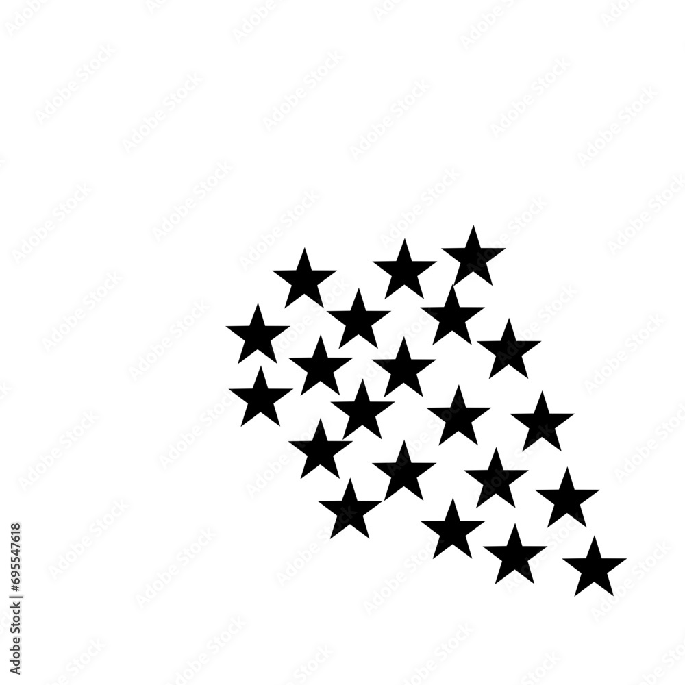 Wall mural Star group tattoo design