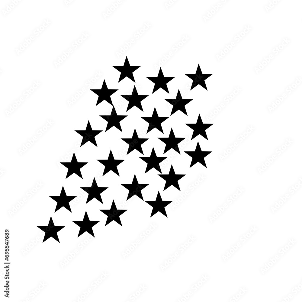 Wall mural star group tattoo design