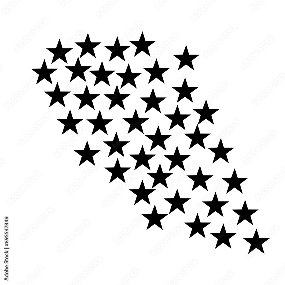 Wall mural Star group tattoo design