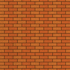 Seamless pattern brick brown grunge.