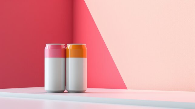 Mockup a can of soda