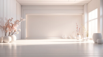 3d render of a living room
