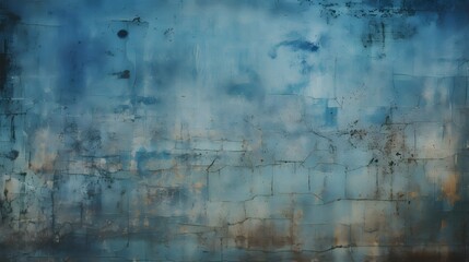 Fototapeta premium grunge texture blue wall background