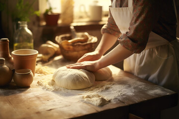 The Baker's Craft: Shaping Artisan Dough by Hand