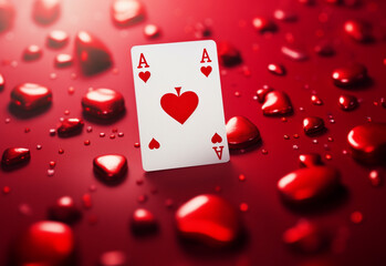 ace of hearts generated by AI technology