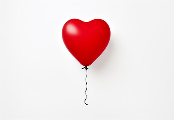heart shaped balloon generative by AI technology