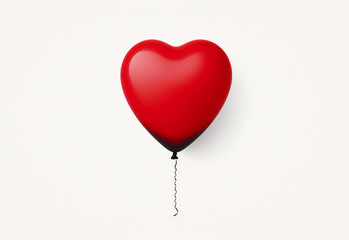 heart shaped balloon generative by AI technology